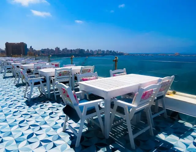 Blue Harbor Rooftop Restaurant Windsor Palace Hotel Alexandria, Alexandria