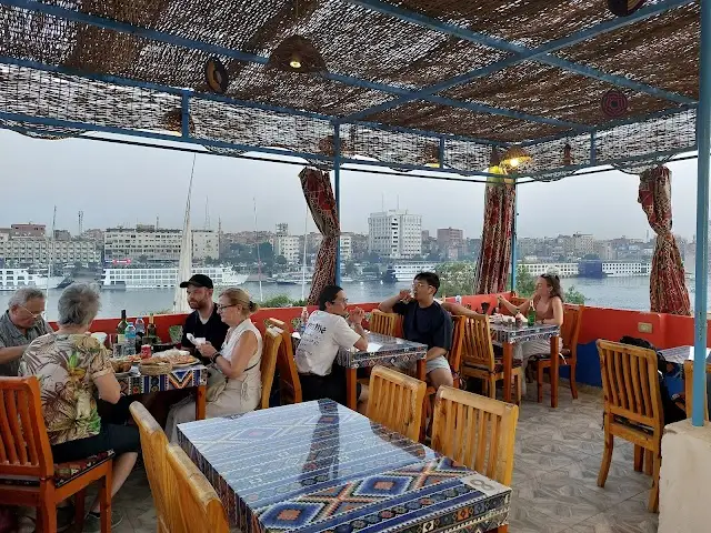 Bob Marley Moonlight terrace restaurant cafe, Aswan